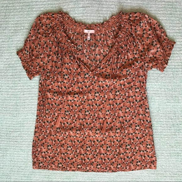 Joie Pineapple Blouse - Sz xs - Picture 3 of 3